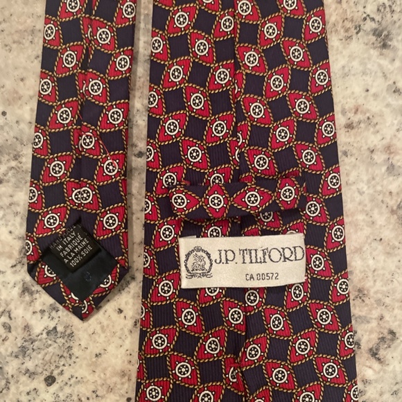 J.P Tilford - silk tie - Picture 2 of 3